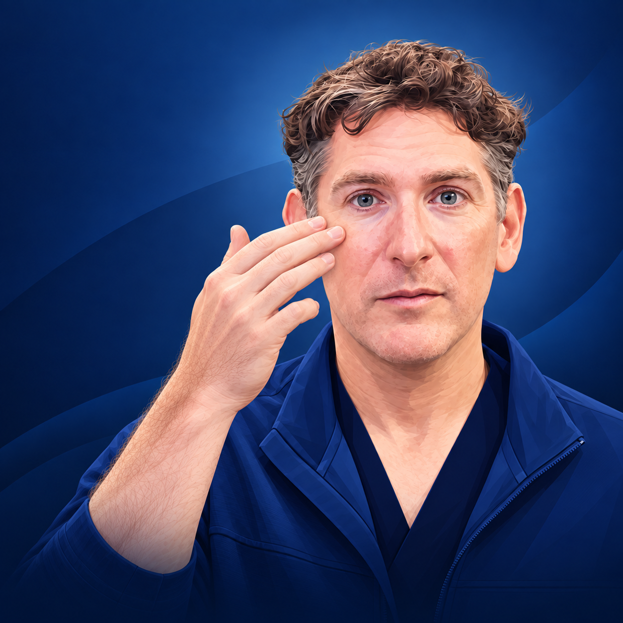 Under-eye volume treatment area